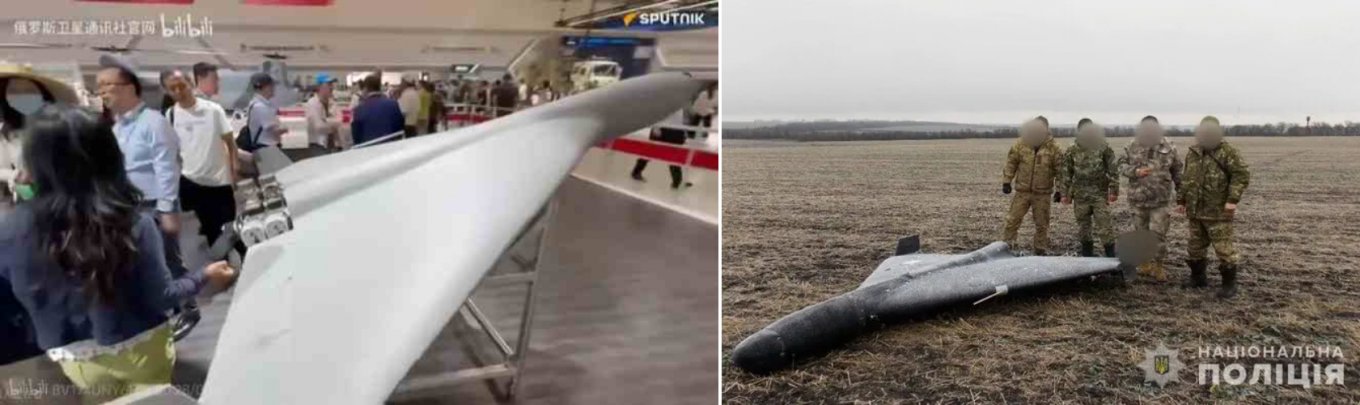 Порівняння розмірів "Шахеда" Feilong-300D