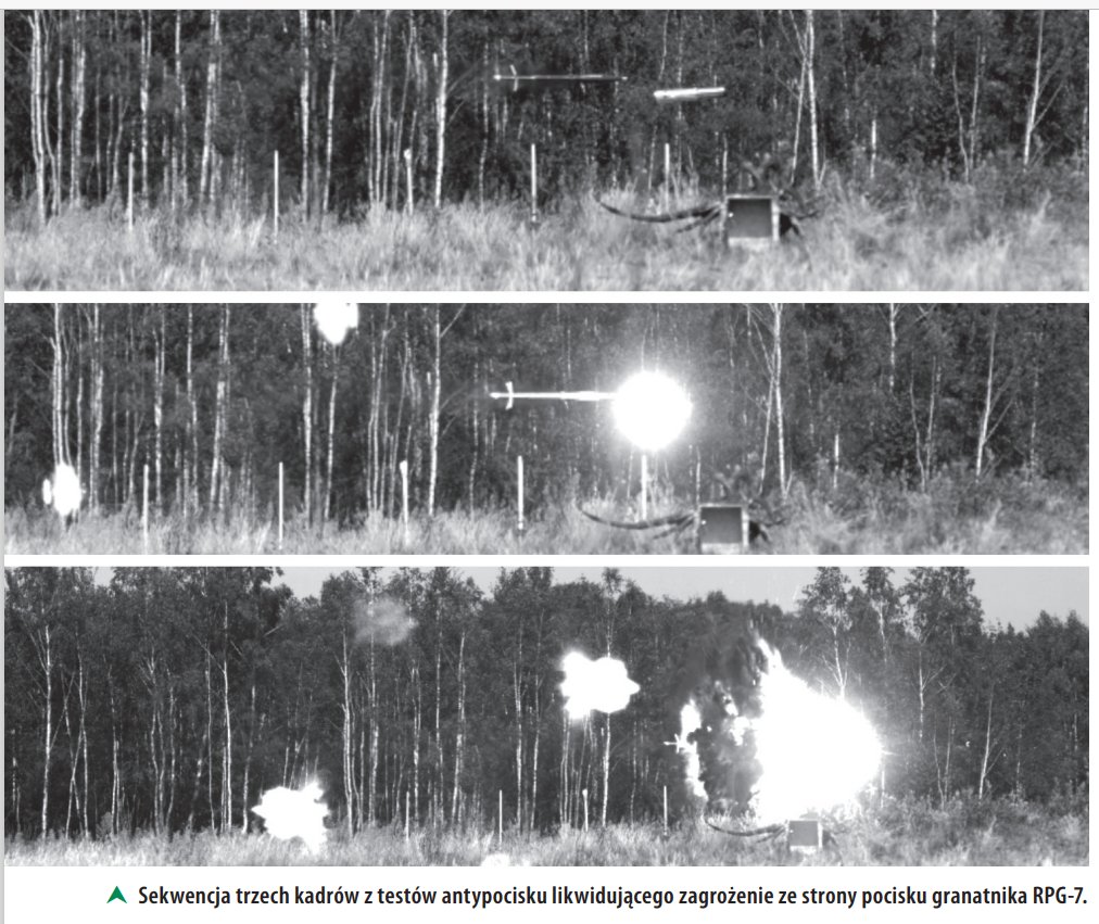 Перехоплення прототипом КАЗ ZASOP пострілу з гранатомета РПГ-7