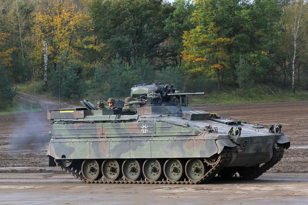 Marder BMP during maneuvers of the German army, illustrative photo from open sources