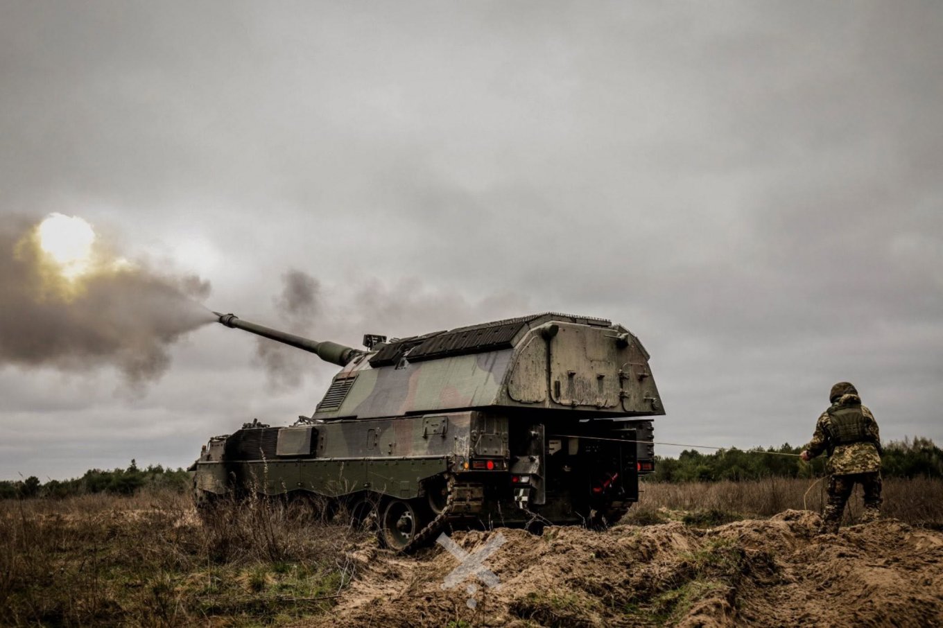 Німецька 155-мм САУ PzH 2000 на озброєнні 43-ї ОАБр ЗСУ