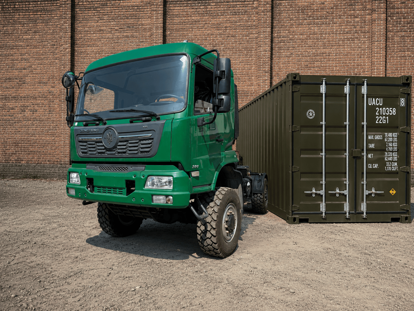 Новий контейнеровоз-всюдихід АТС KANGAL-V KV для військової логістики представлено українською компанією GROUND FORCE