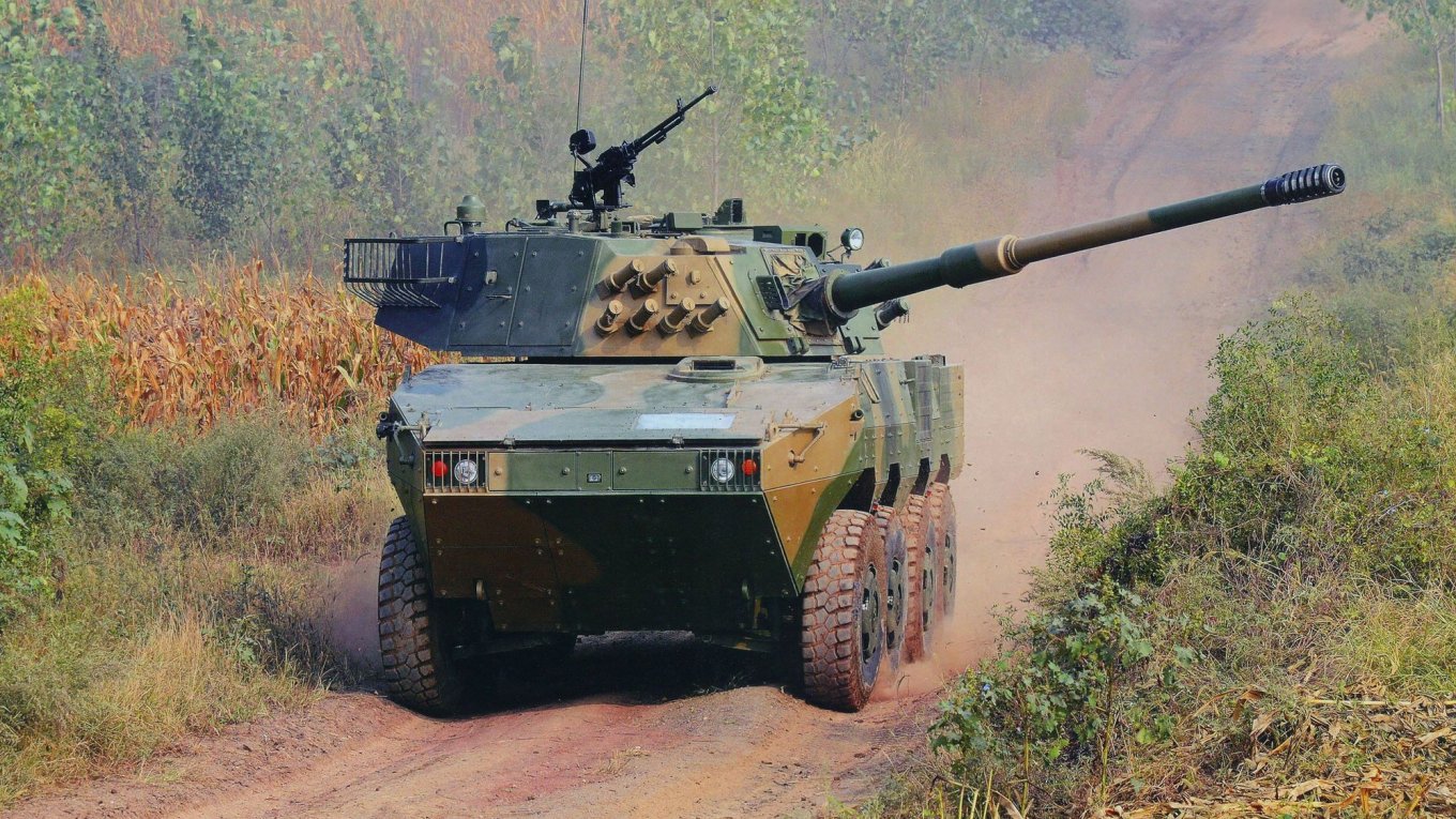 Китайський колісний танк ZTL-11