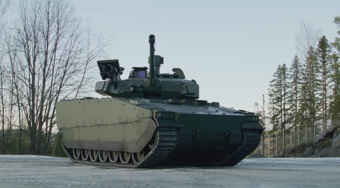 CV90SVK MkIV для армії Словаччини на випробуваннях