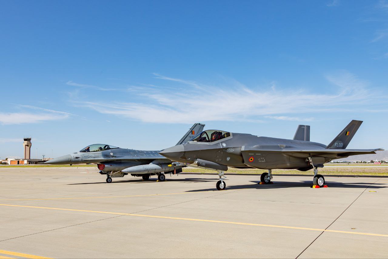 Винищувачі F-16 та F-35 ПС Бельгії