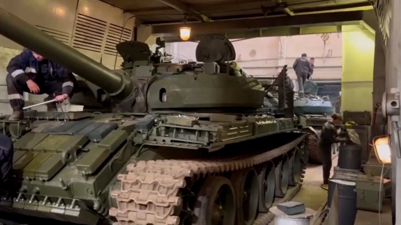 Т-62 на 103-му бронетанковому заводі РФ