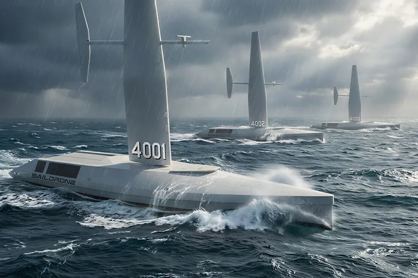 Рендер кількох Spectre Silent Endurance. Фото - Saildrone