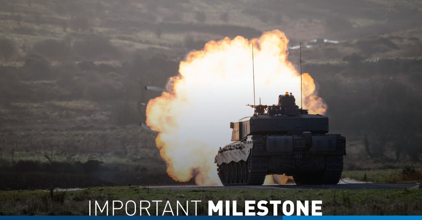 Вогневі випробування танка Challenger 3