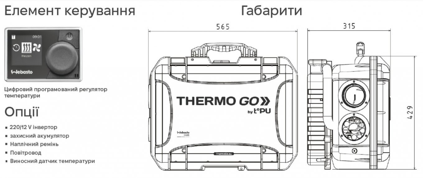 Портативний повітряний опалювач THERMO GO, Термо Проджектс Україна, чому автономний клімат став критичною потребою на фронті та в тилу,
