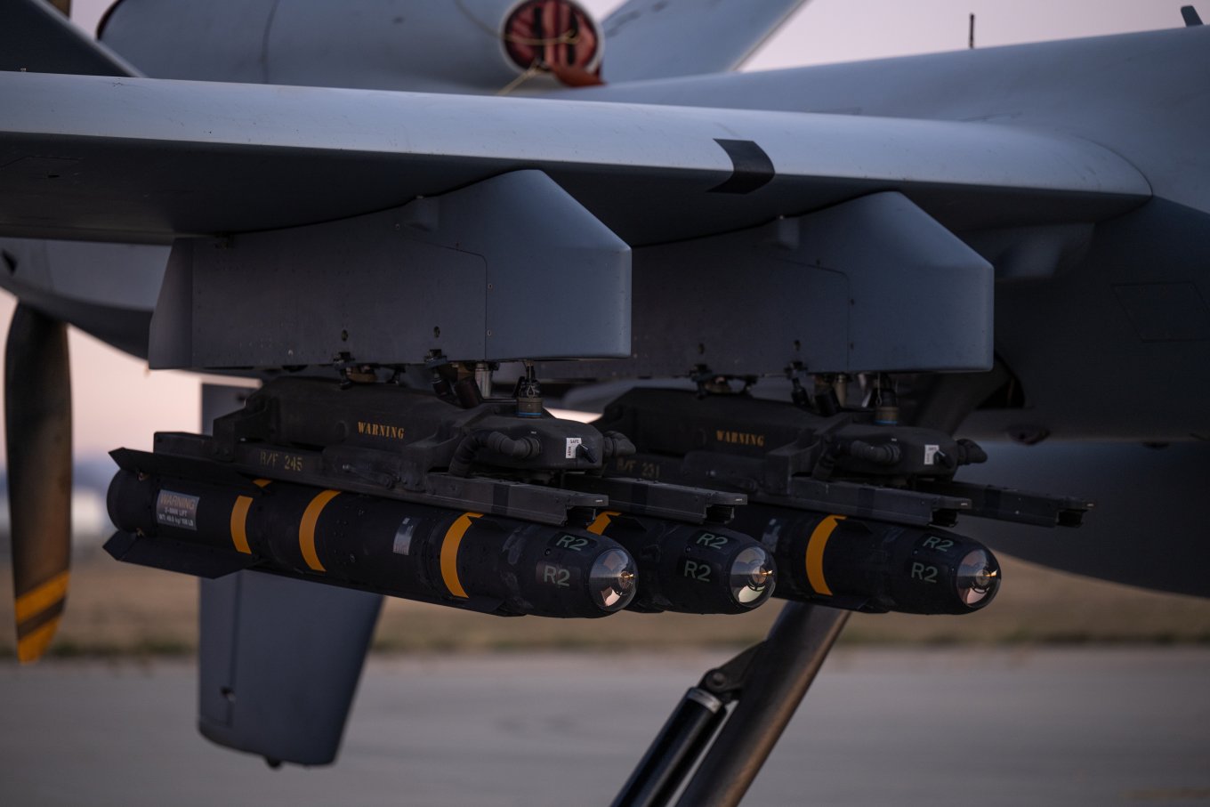 AGM-114 Hellfire під крилом БПЛА MQ-9 Reaper