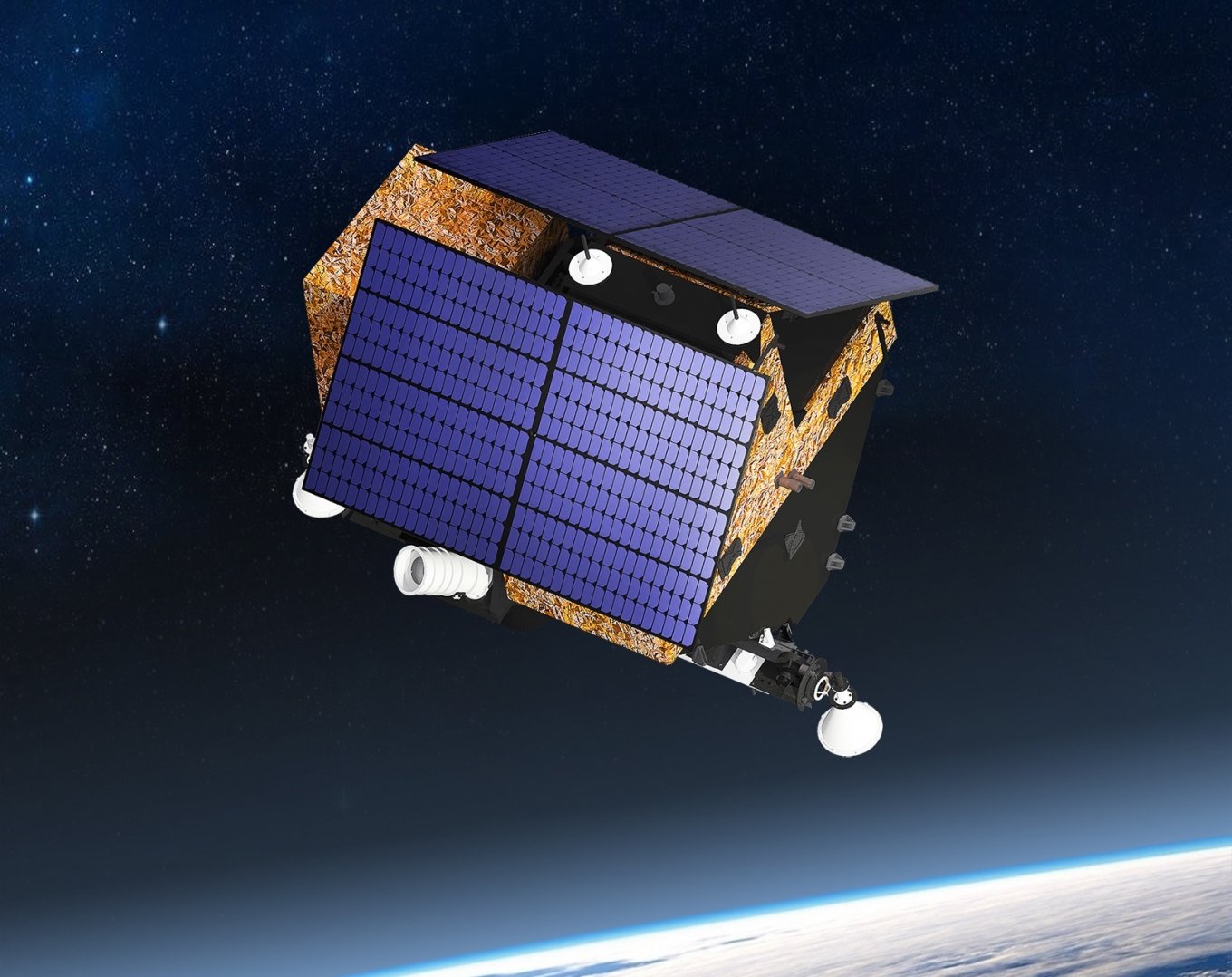 Рендер супутника спостереження Землі Січ-2-М