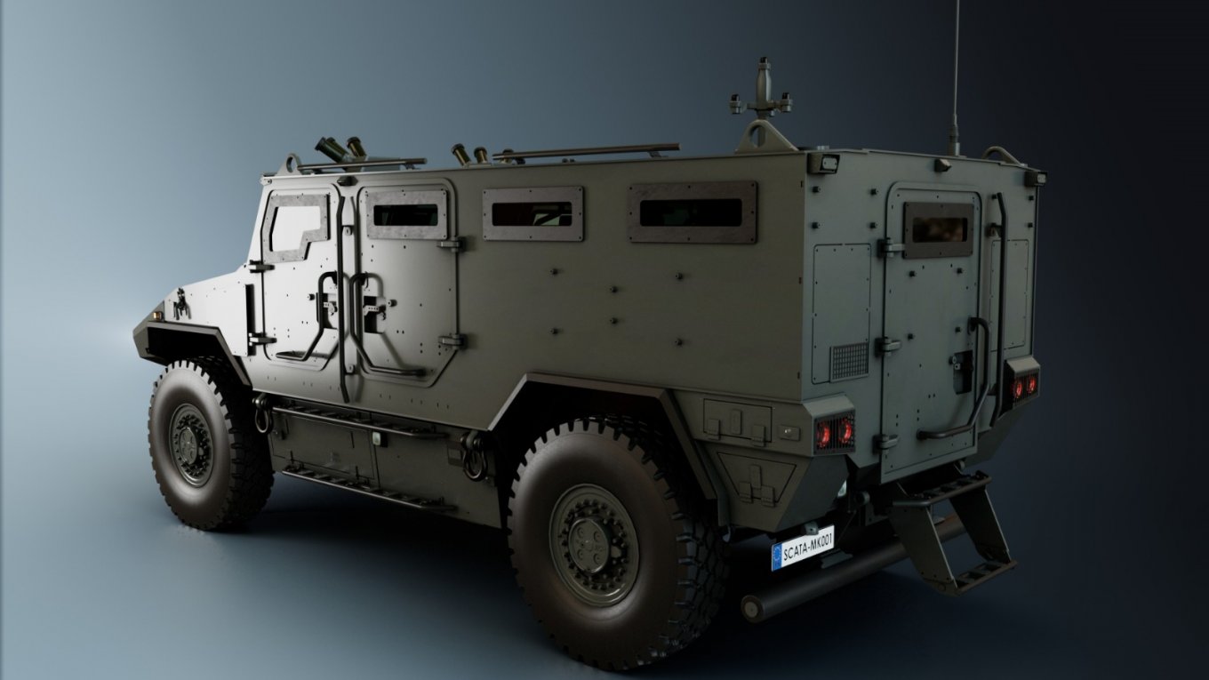 Бронеавтомобіль SCATA Mk1