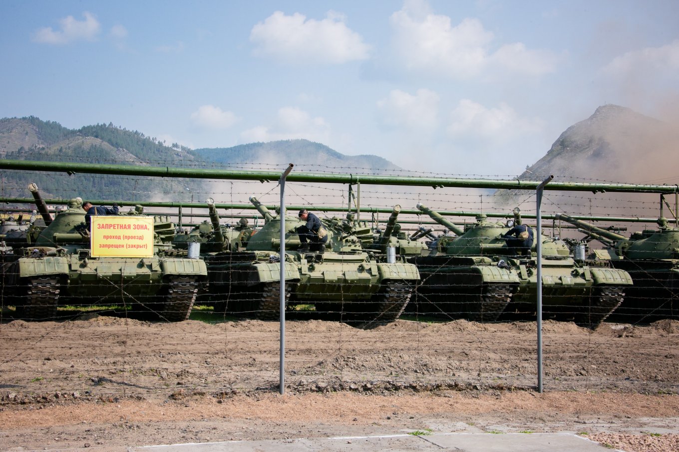 Т-62 на базі зберігання у РФ