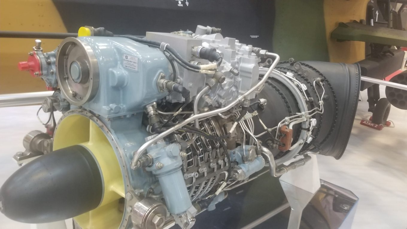 IDEF 2021, запорізький двигун ТВ3-117ВМА-СБМ1В 1 серії виробництва компанії