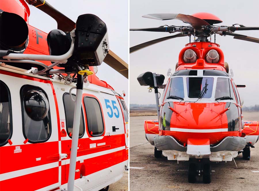 Четвертий Airbus Helicopters H225 б/н "55" (с/н 2739) для ДСНС