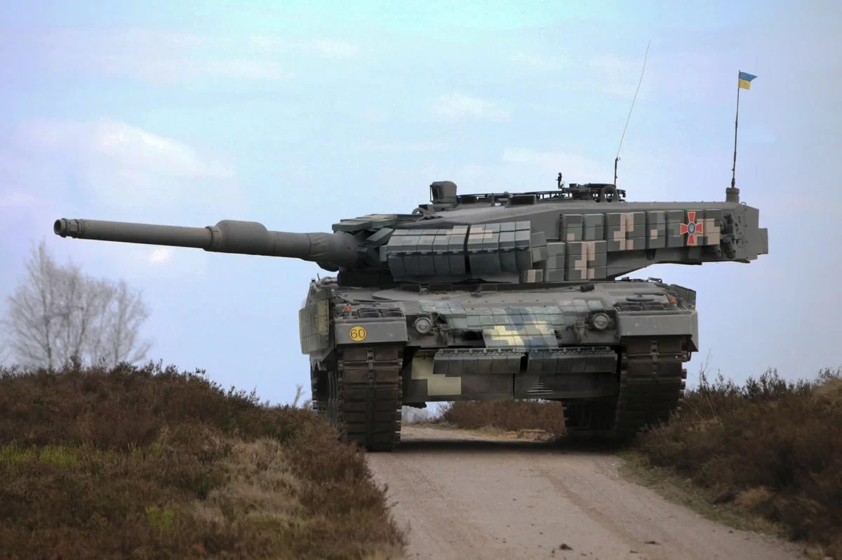 Leopard 2A4 динамічний захист