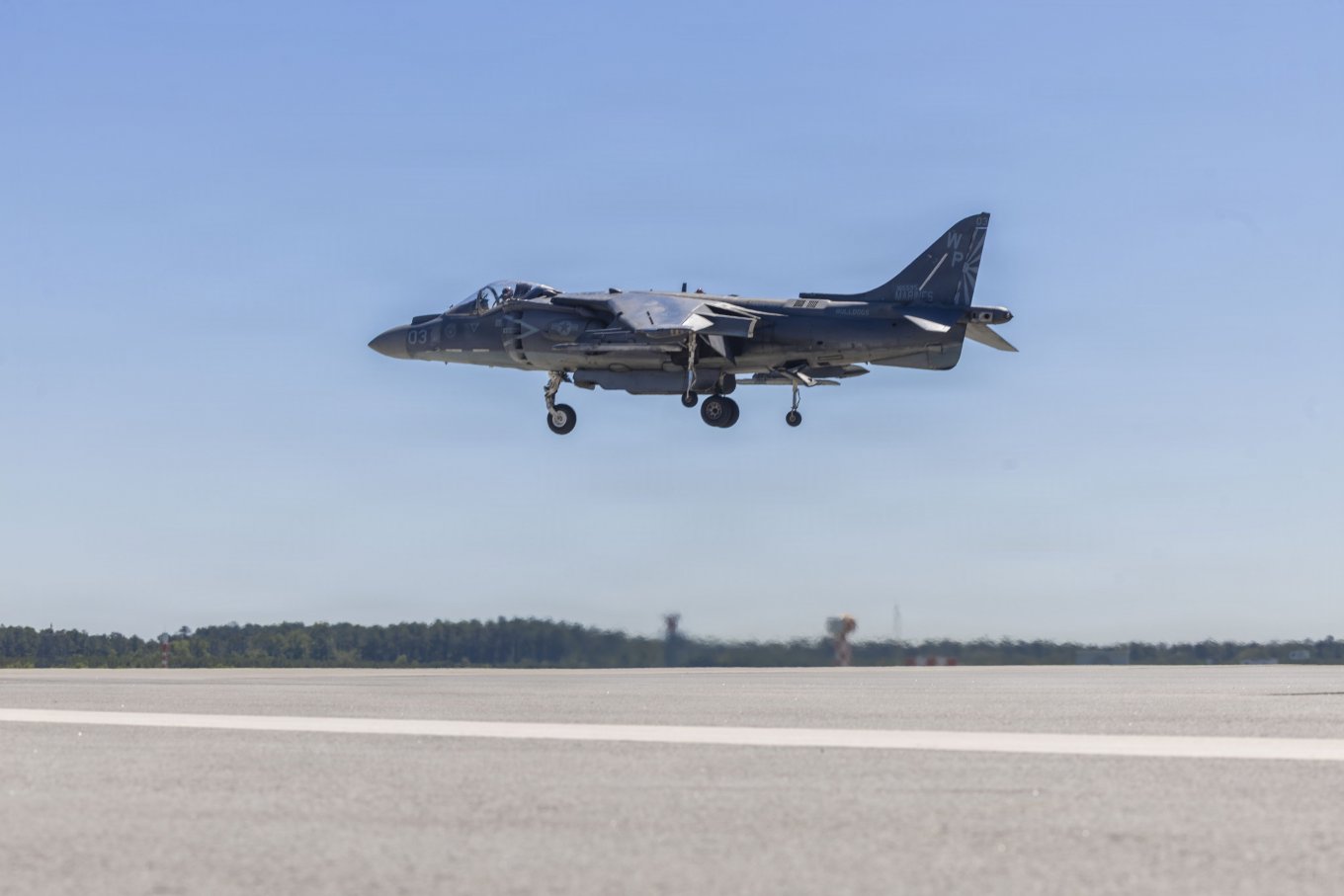 AV-8B Harrier під час церемонії прощання з цими літаками, червень 2026 року. Фото - DoD