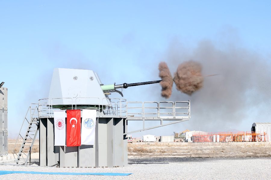 В Туреччині провели випробування нової 76-мм морської гармати, MKE A.Ş., Defense Express