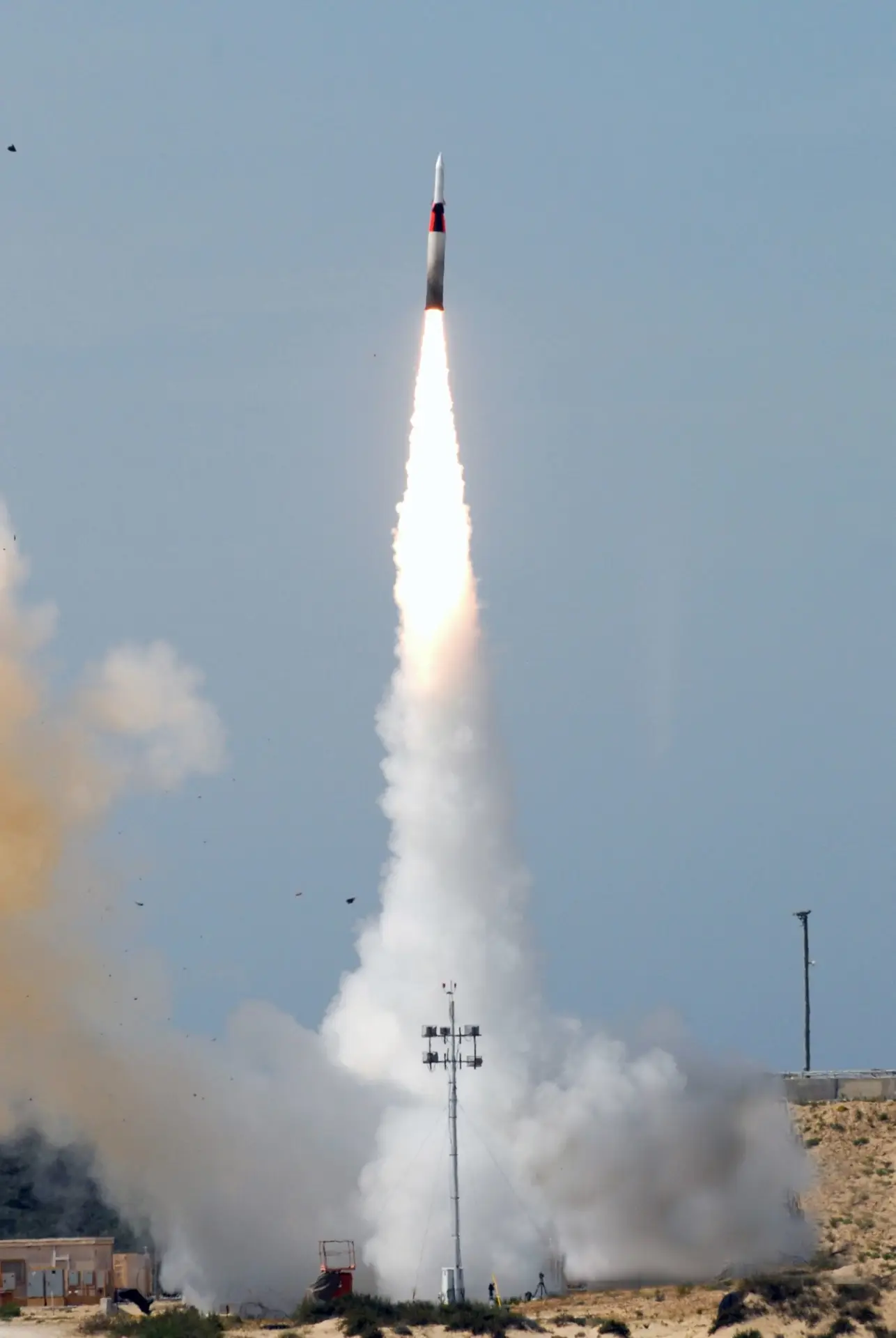 Пуск з системи ПРО Arrow