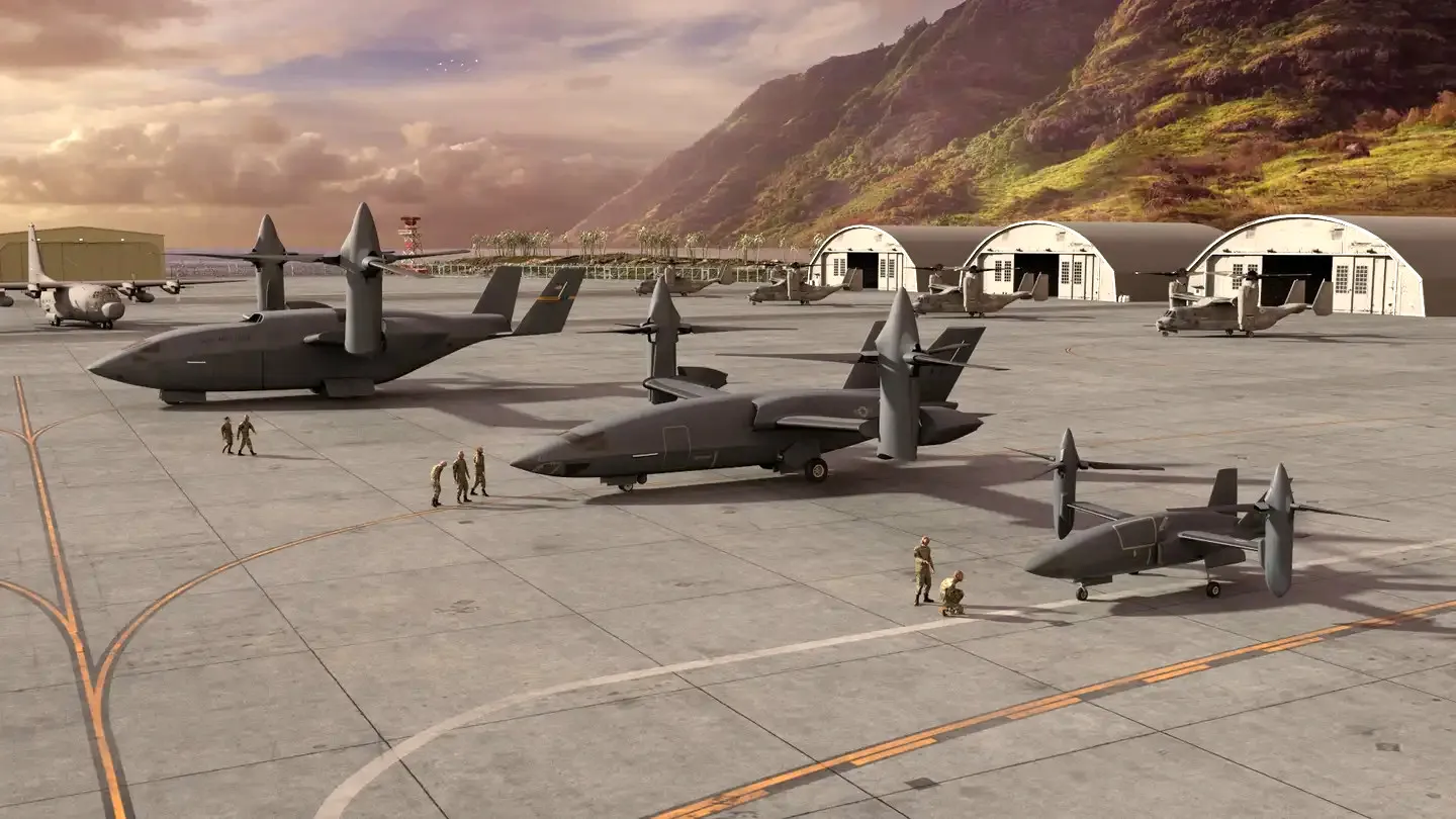 DARPA обрала заміну V-22 Osprey з абсолютно новим типом двигуна: реактивна тяга та лопаті, що складаються