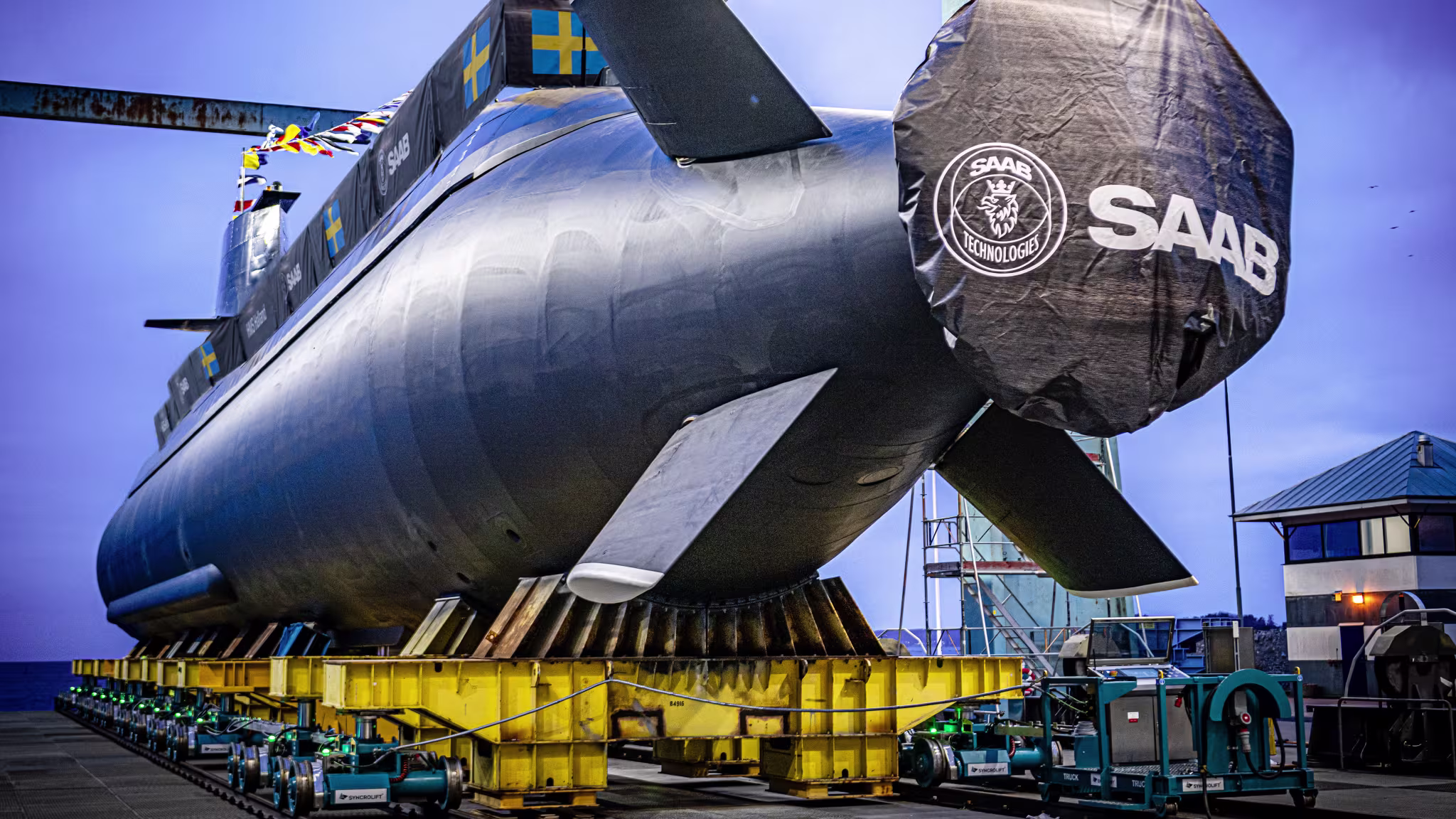 Підводний човен HMS Halland після модернізації на потужностях Saab