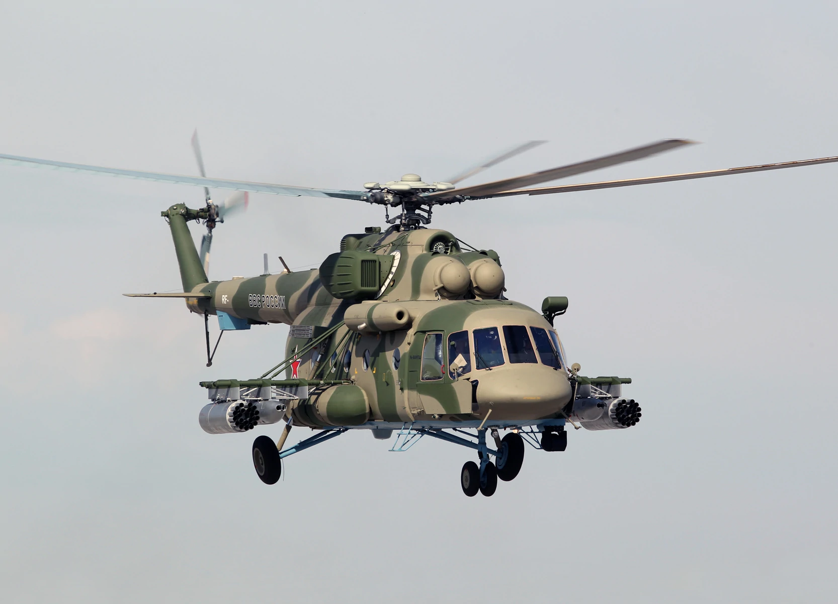 
         Mi-8 helicopter of the Russian Air Force
        