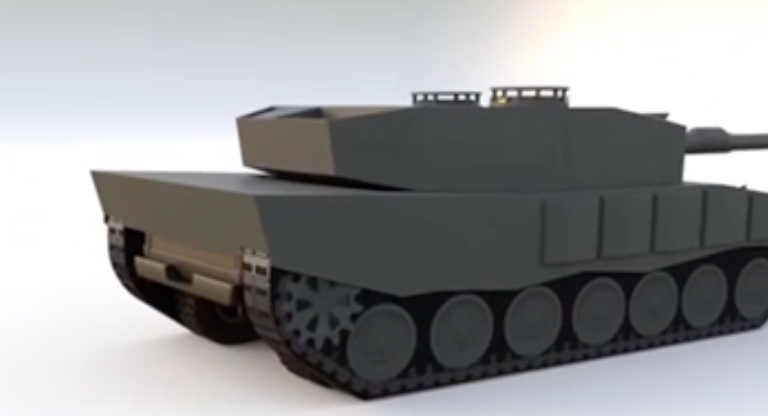 макет танка Leopard