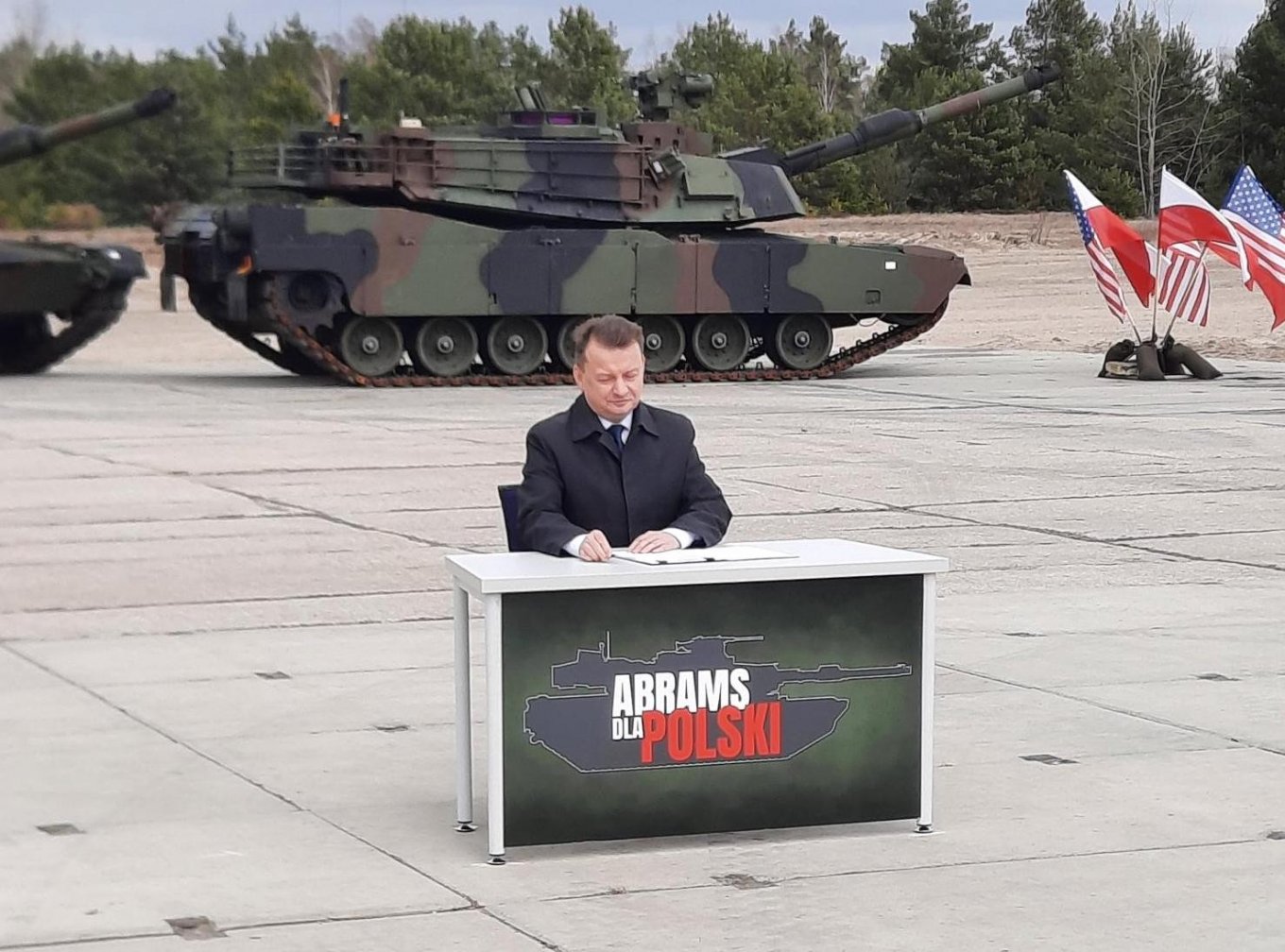 Маріуш Блащак Abrams танк