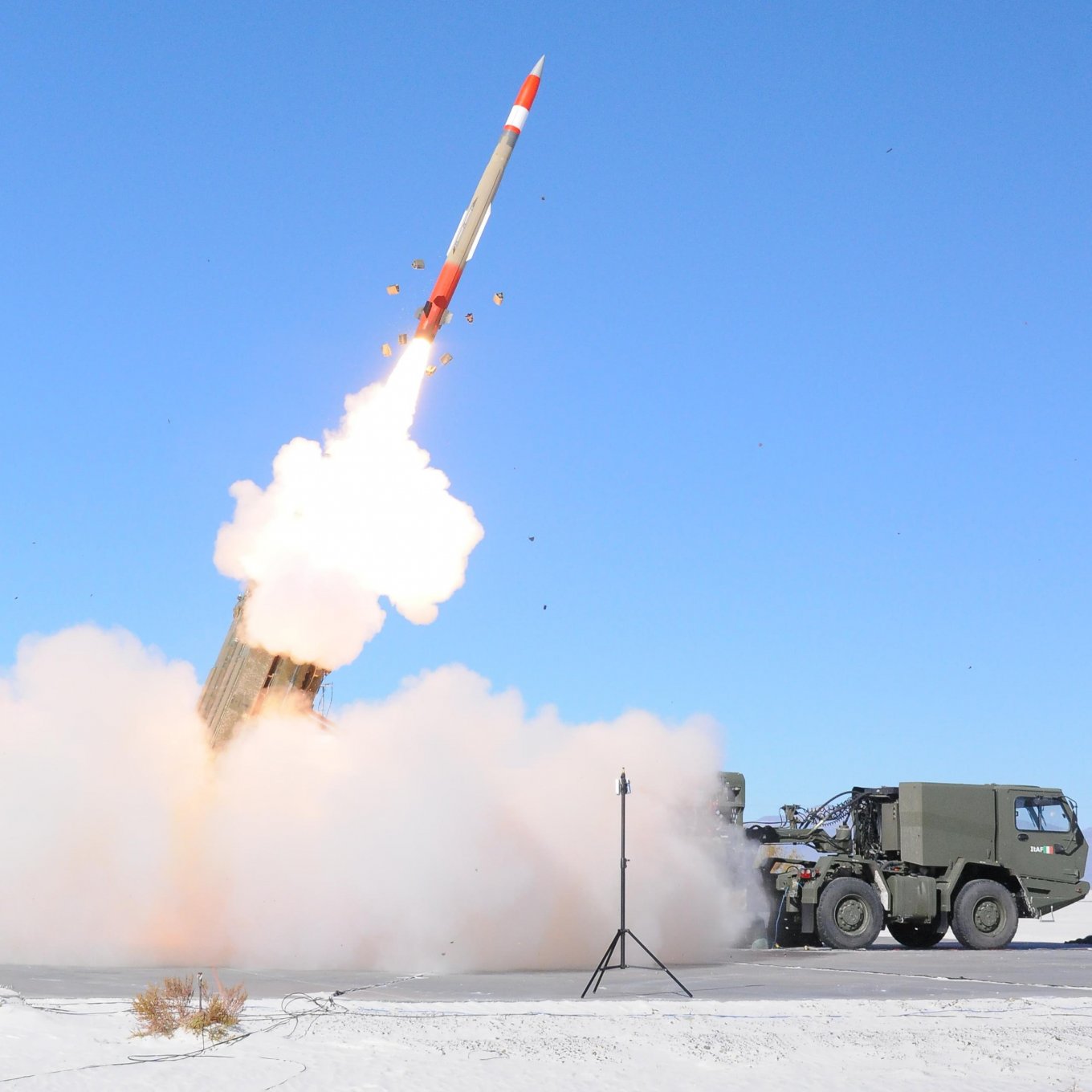 Запуск зенітної ракети MSE із ЗРК Patriot PAC-3. Фото - US DoW