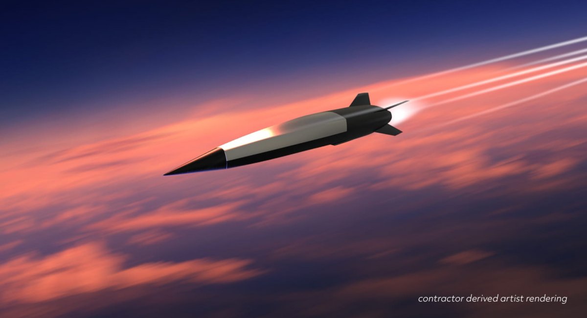 Концепція гіперзвукової ракети, зображення ілюстративне, джерело — RTX (Raytheon)