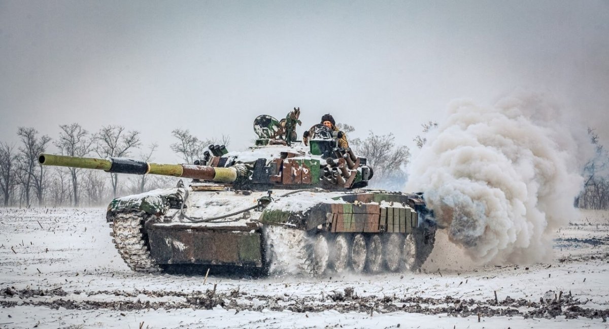 Польський PT-91 Twardy в строю ЗСУ, зима 2024 року