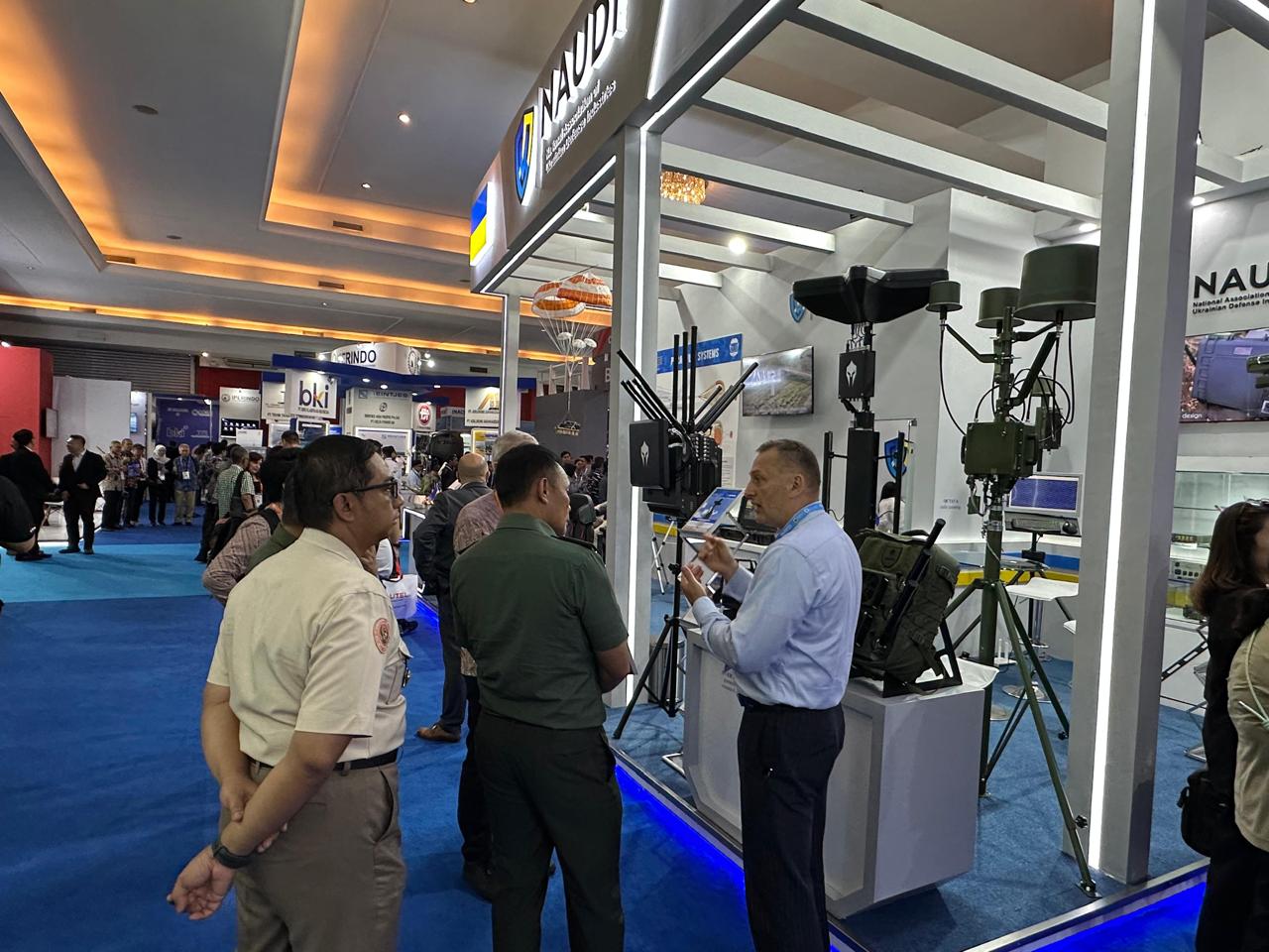 стенд NAUDI на оборонній виставці  Indo Defence Expo & Forum