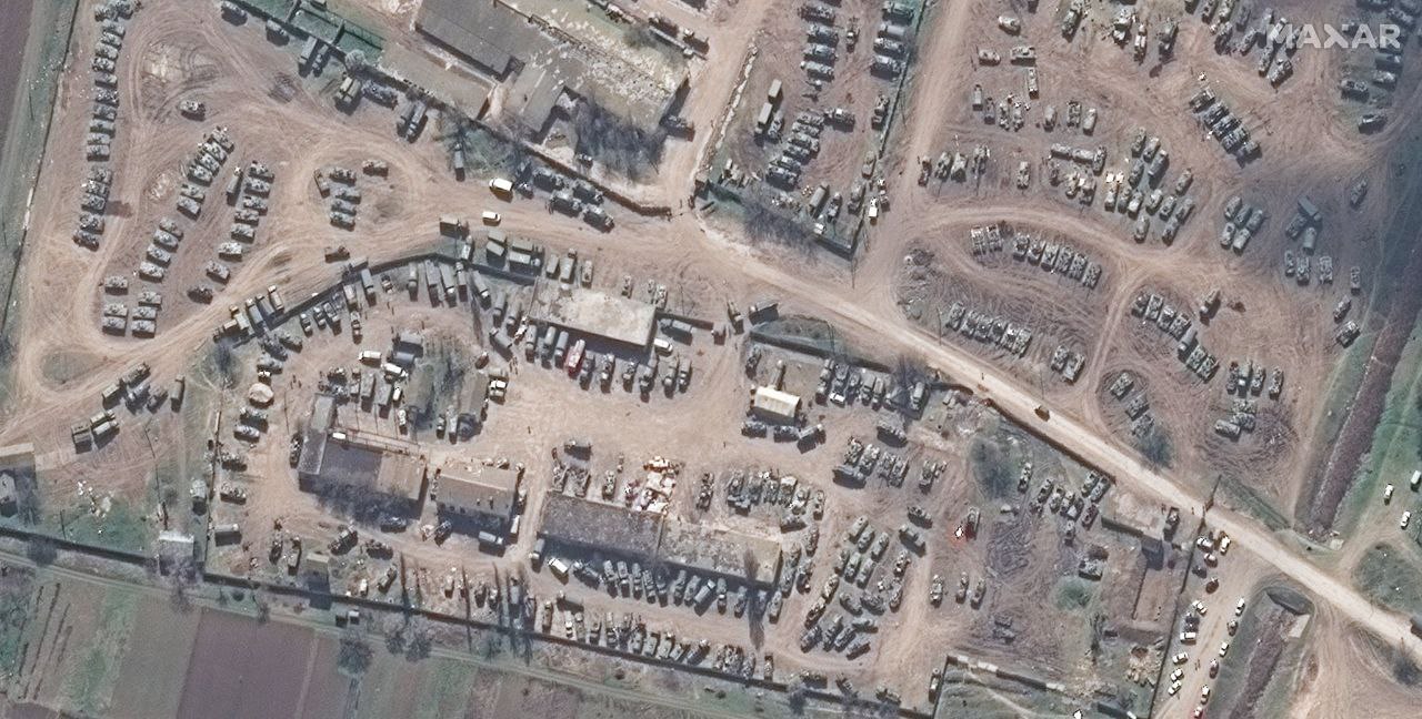 база постачання окупаційних військ у місті Джанкой в окупованому Криму