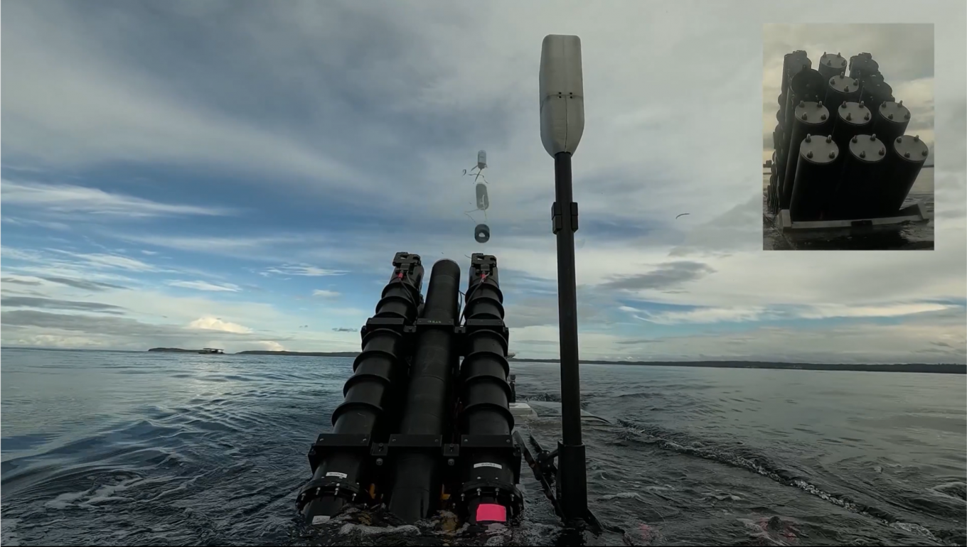 Момент пуску Altius 600 з борту Ghost Shark. Кадр з відео