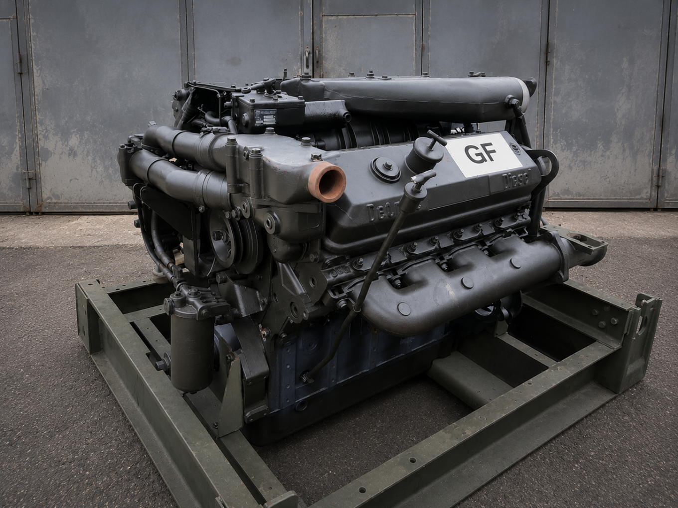 В Україні освоїли відновлювальний ремонт двигунів Detroit Diesel самохідних гаубиць M109, контроль здійснюється унікальним динамометричним стендомб Detroit Diesel 8V71T – це восьмициліндровий V-подібний двотактний дизель робочим об'ємом 9,3 літра потужністю до 405 к.с., GROUND FORCE