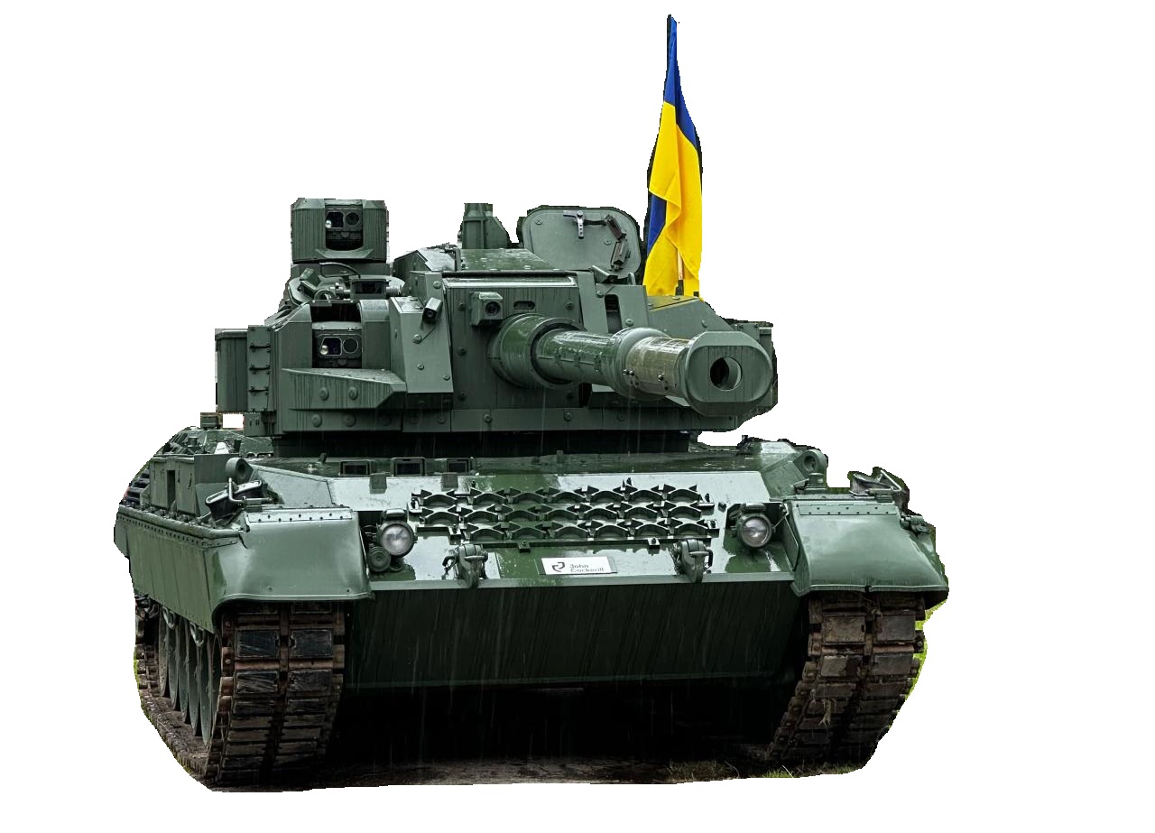 Танк Leopard 1 з безпілотною баштою C3105 в Україні