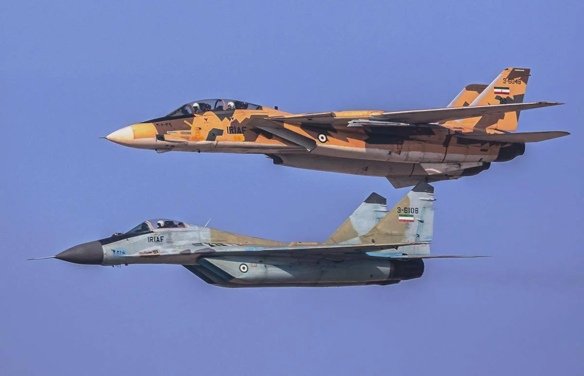 Іранський МиГ-29 та F-14