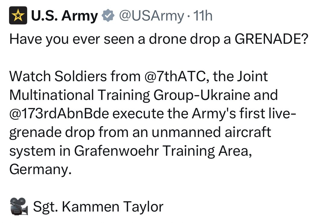армія сша скид з дрона