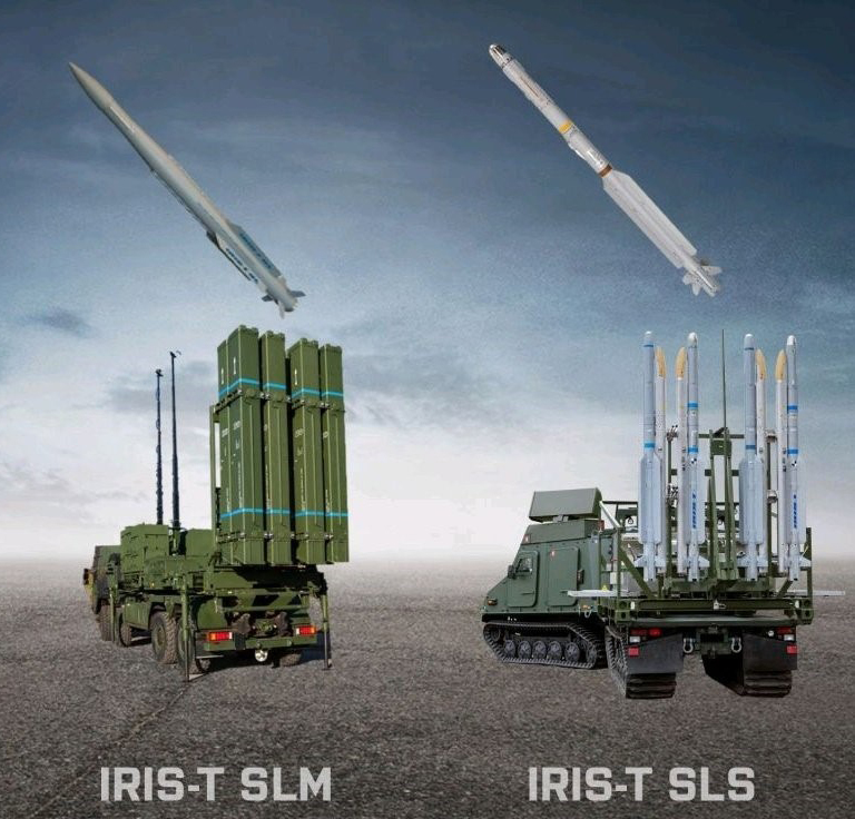 Ракета IRIS-T SLS та збільшена IRIS-T SLM