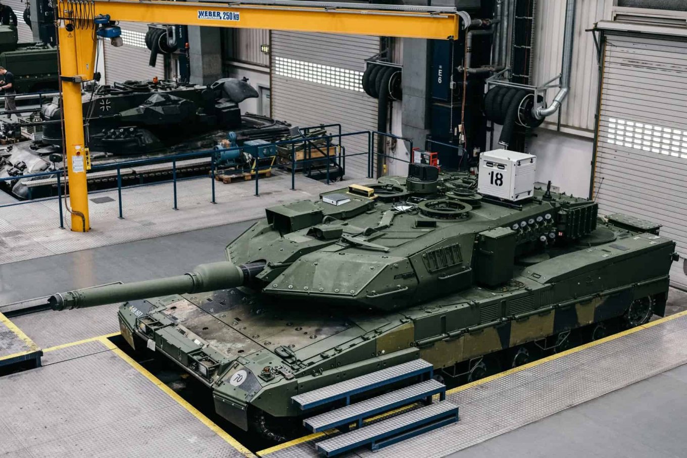 Виробництво танка Leopard 2A7 на заводі KNDS Germany в Німеччині