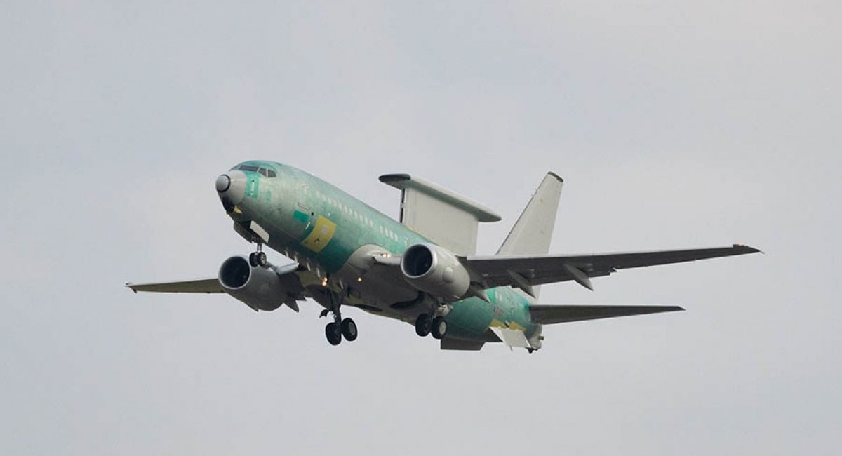 Перший політ першого E-7 Wedgetail для Великої Британії