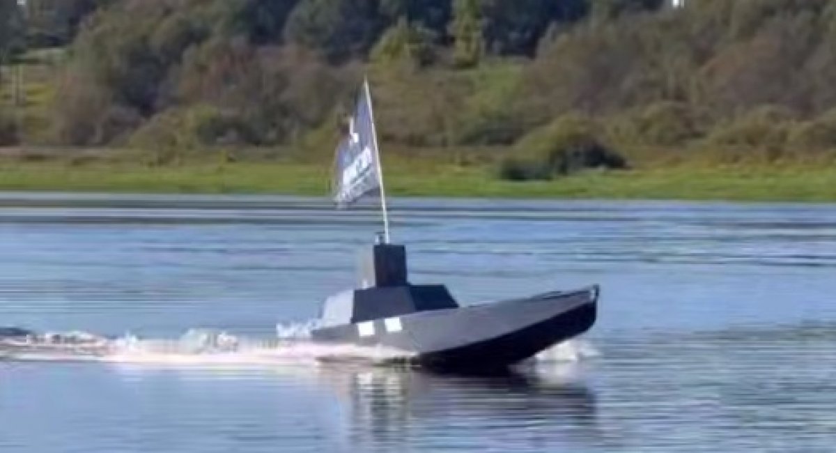 Новий російський морський дрон на оптичному кабелі