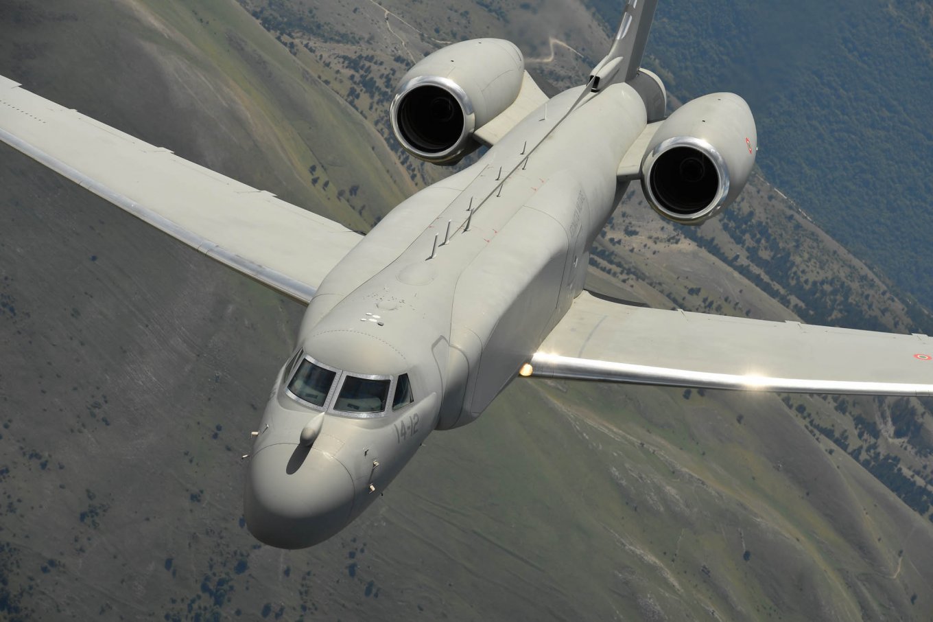 Італійський літак Gulfstream G550 AEW/CAEW, який отримав позначення E-550A