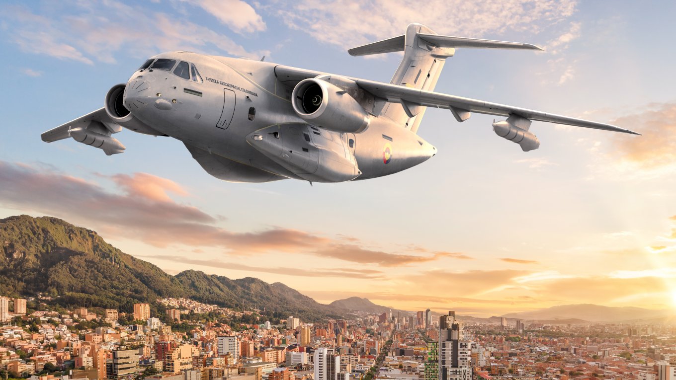 Ілюстрація KC-390 Millenium ПС Колумбії від Embraer