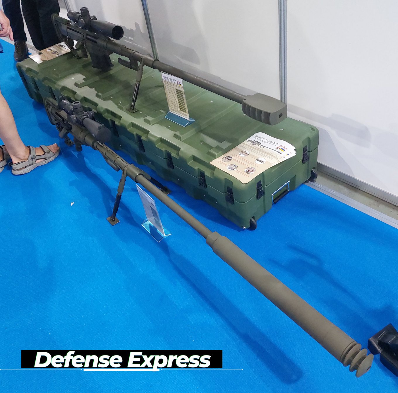 Наприкінці 2020 року антиматеріальні гвинтівки Snipex T-REX та Snipex ALLIGATOR були прийняті на озброєння ЗСУ