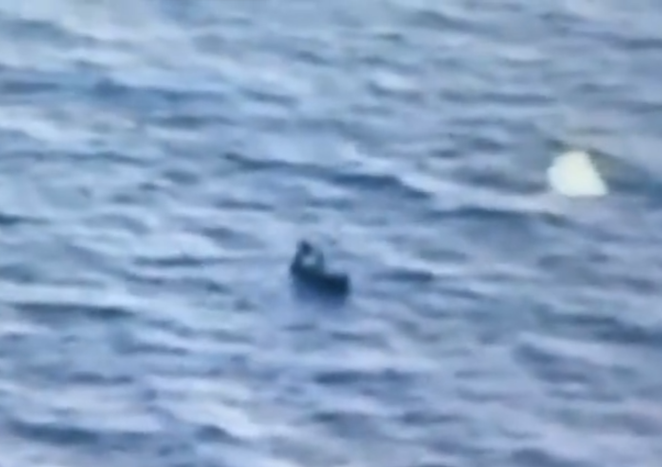 Невідомий морський дрон, що був уражений ВМС ЗС України