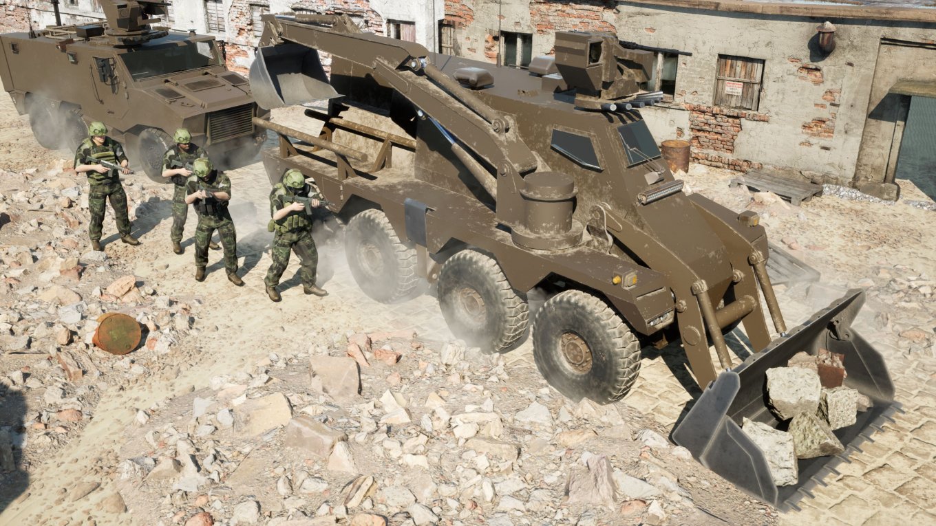 Візуалізація інженерної машини Auroch від CNIM