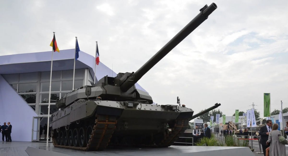 Демонстратор можливості створення євротанка у вигляді гідриду Leopard 2 та Leclerc на виставці Eurosatory-2018