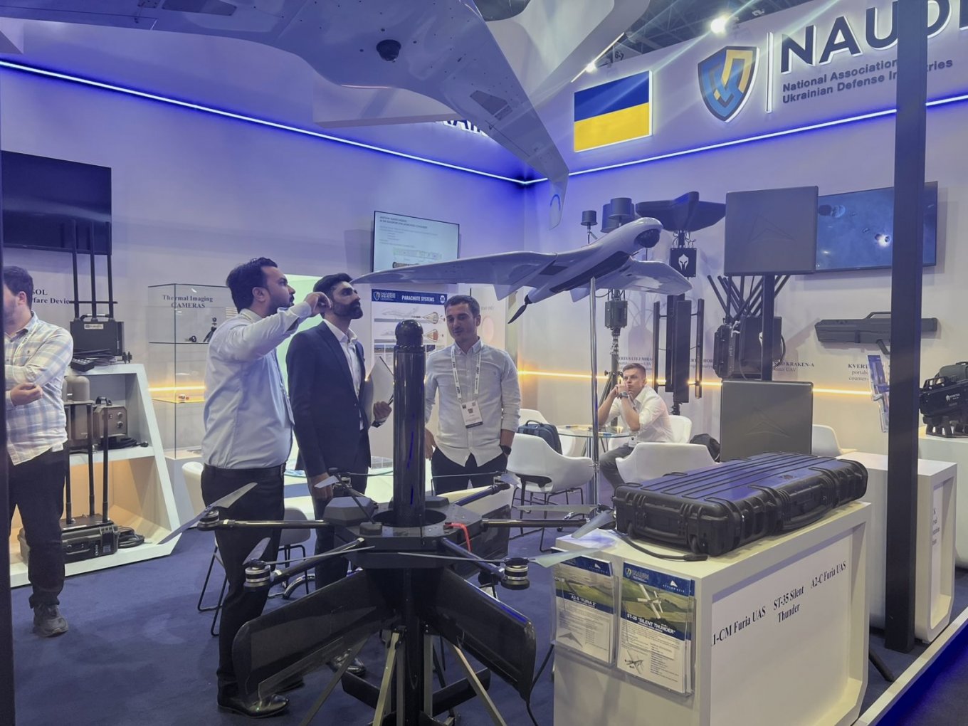 Фото з експозиції NAUDI на оборонній виставці IDEF-2025 в Туреччині