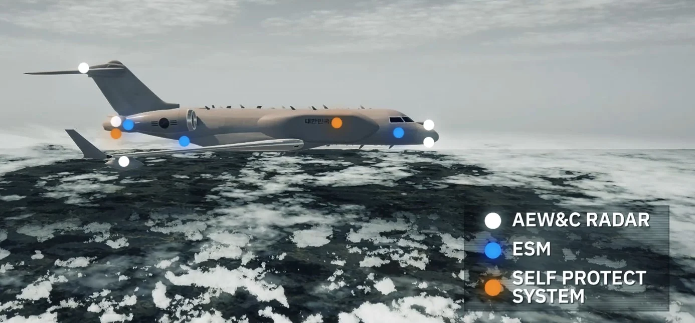 Рендер літака ДРЛВ для Південної Кореї від L3Harris