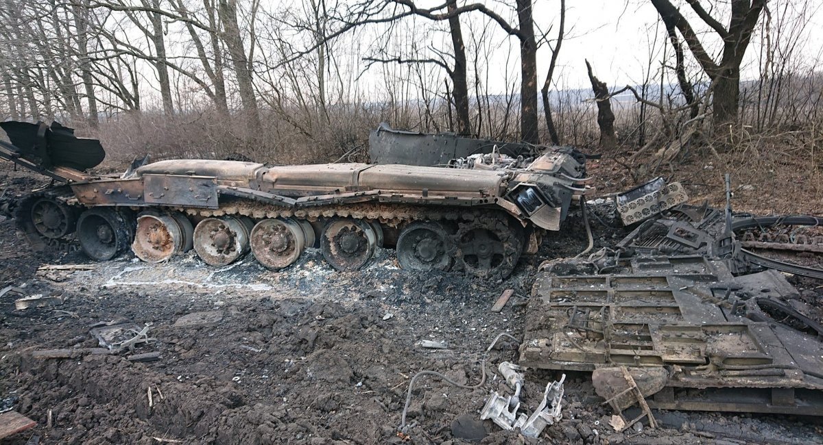 знищений з NLAW танк